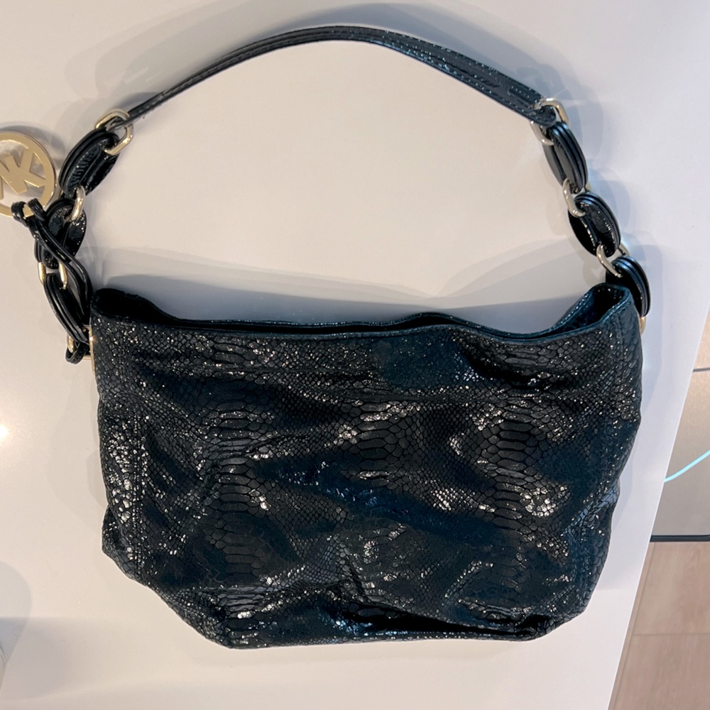 Black “snakeskin” Michael Kors Bag